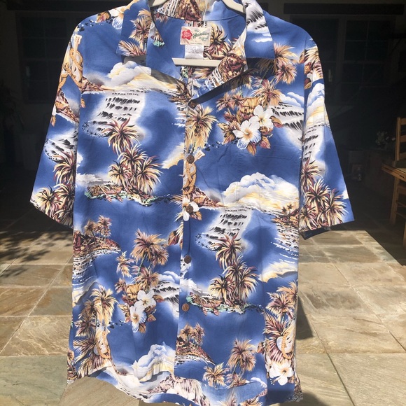 HILO HATTIE ORIGINAL HAWAIIAN BUTTON DOWN SHIRT XL - Picture 3 of 8